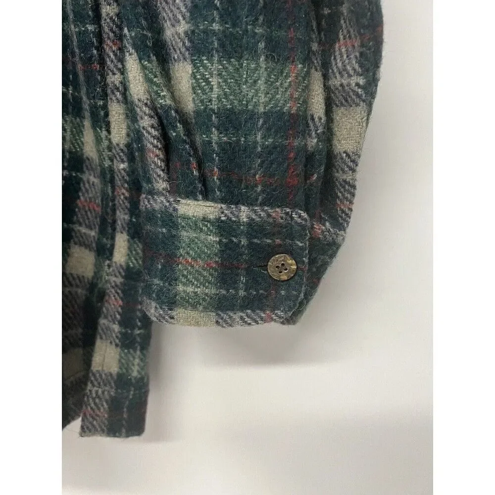 Vintage Weekend Provisions Jacket Wool Blend Zip Up Shacket Large